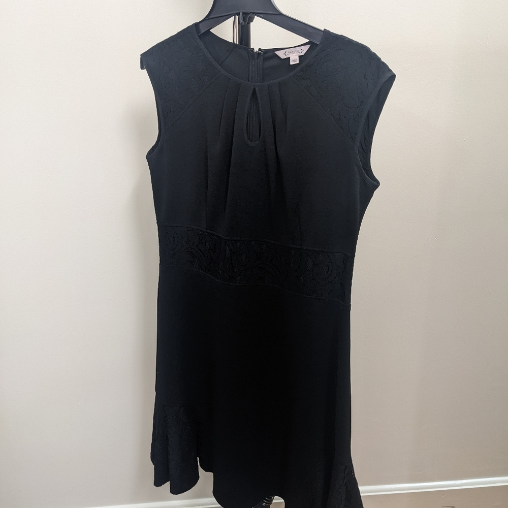 Black sleeves dress